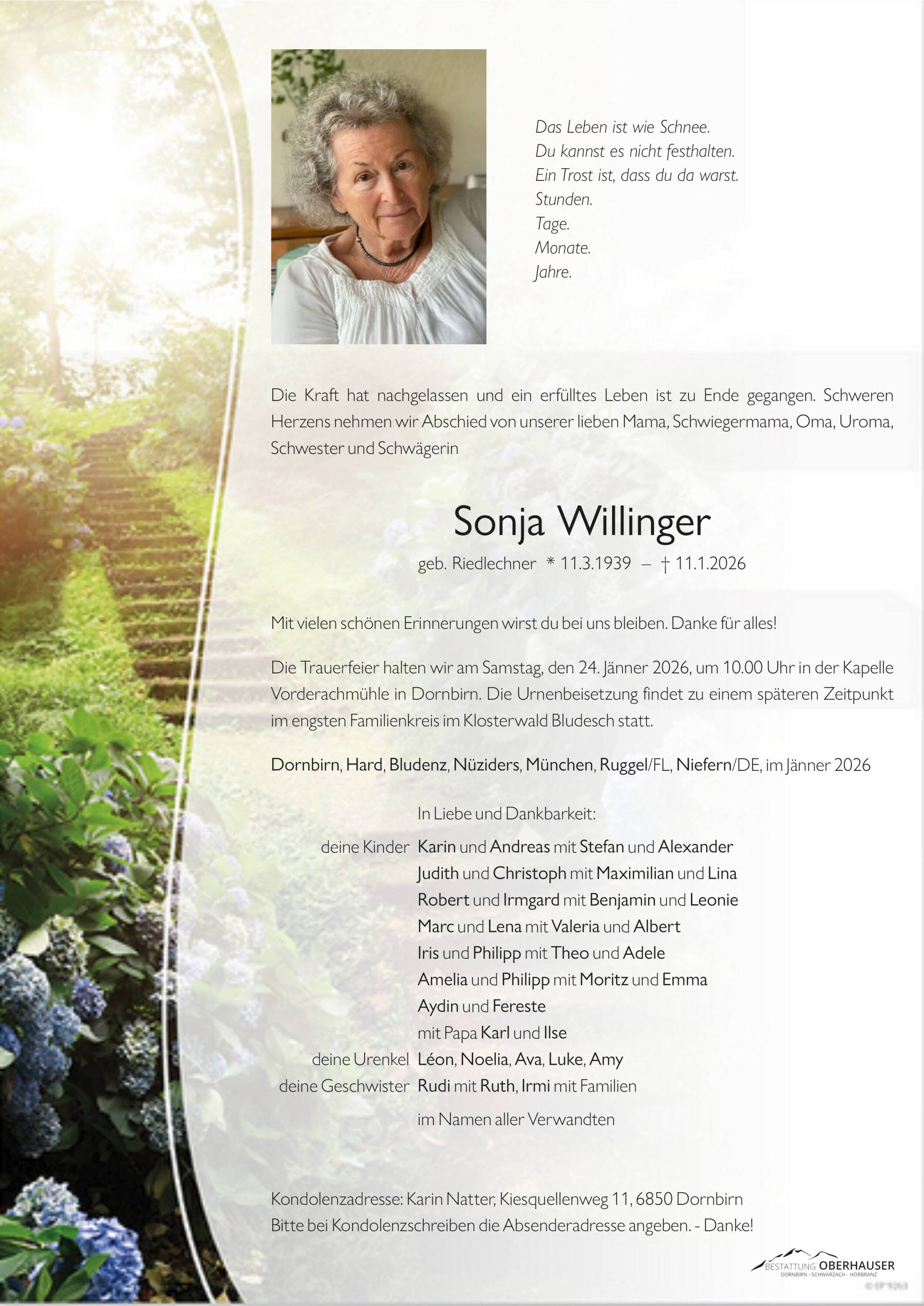 Sonja Willinger